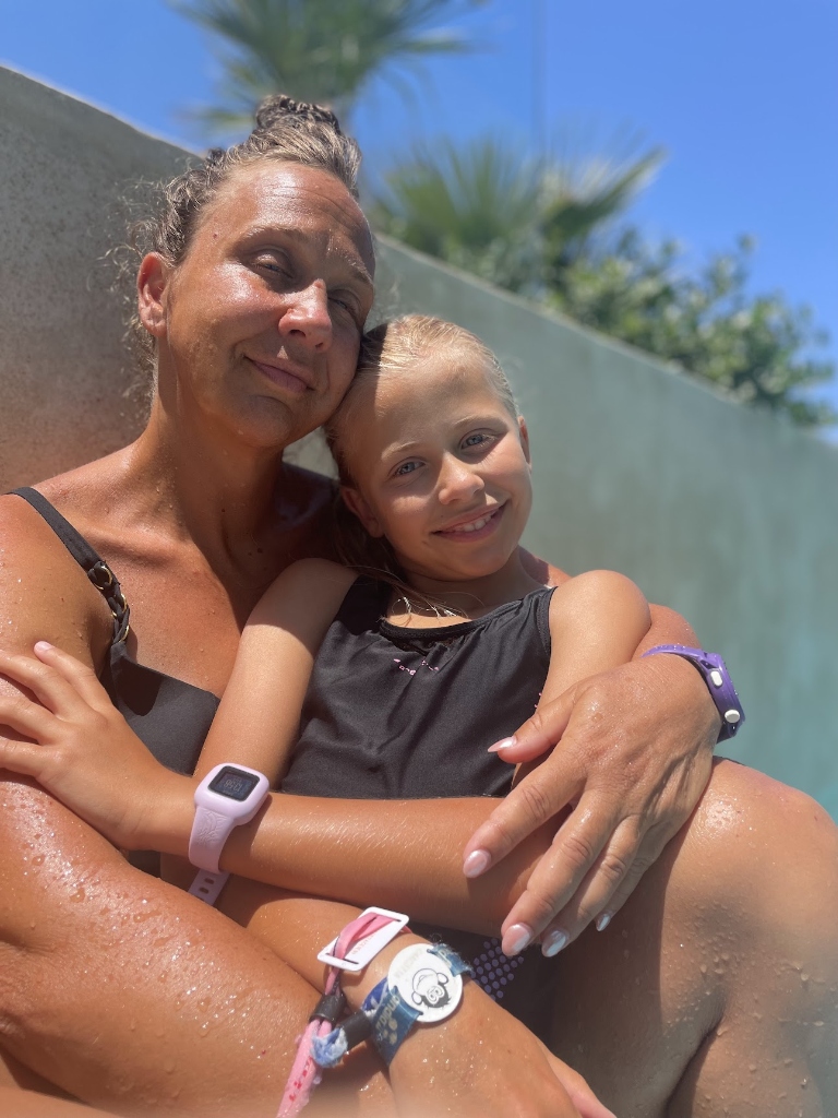 Saga og Kristina på Kreta